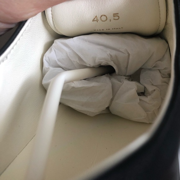 The Row 40.5, Marie H Sneakers, Black leather - Picture 8 of 10